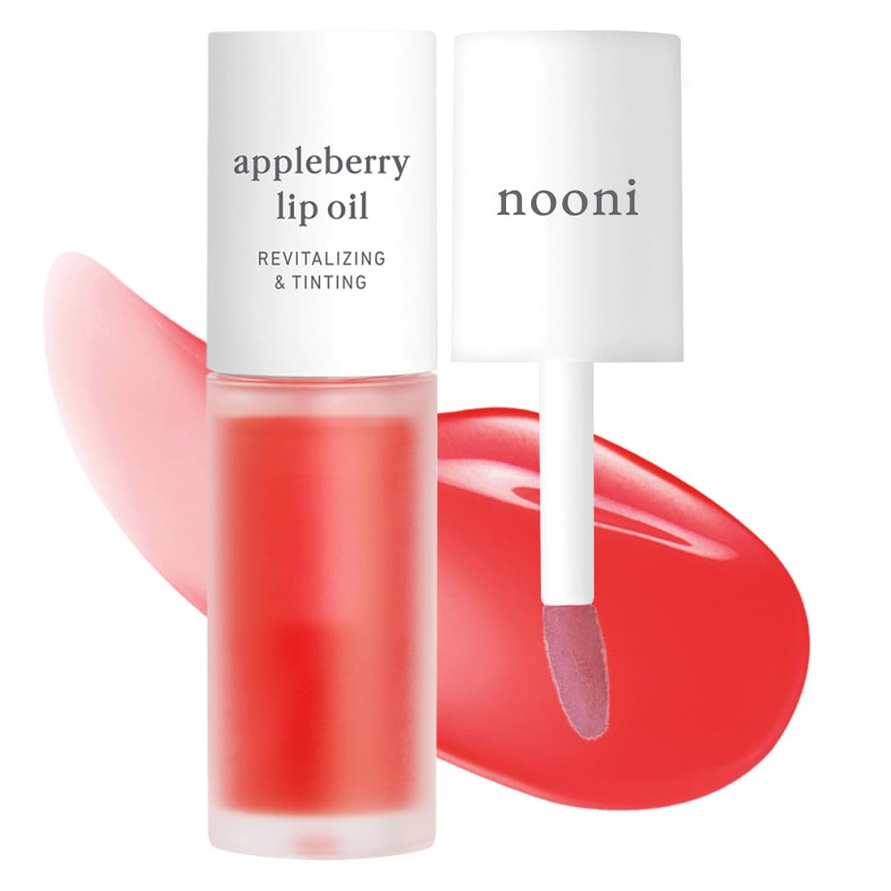  Long-Lasting No Peel Off Appleberry Lip Oil from NOONI for Dry Lips
| Moisturizing and Plumping NOONI Appleberry Lip Oi