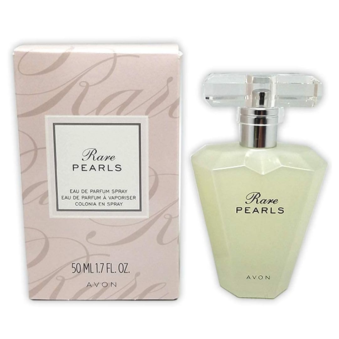 AVON Rare Pearls Women's Eau De Parfum Spray, 1.7 fl oz, Elegant Soft Floral Fragrance, Lasting Scent for Women
