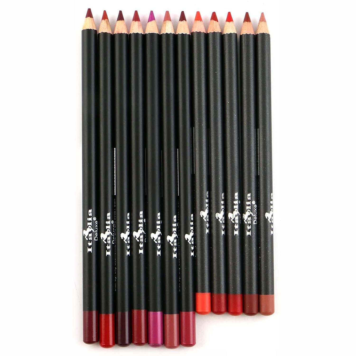 Italia Deluxe Ultra Fine Lip Liner Set of 12 Colors for Lipstick Enthusiasts
| Italia 12pc Ultra Fine Lip Liner Set of